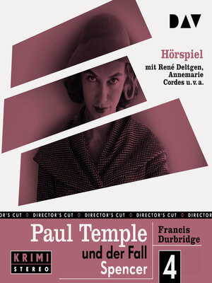 cover image of Paul Temple und der Fall Spencer (Original-Radio-Fassung (Ungekürzt)